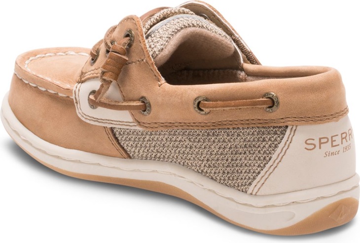 Songfish Junior Boat Shoe Sperry Linen Oat