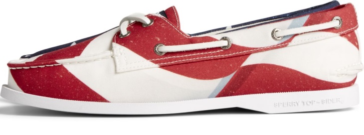 Sperry Authentic Original Americana Boat Shoe Red White Blue