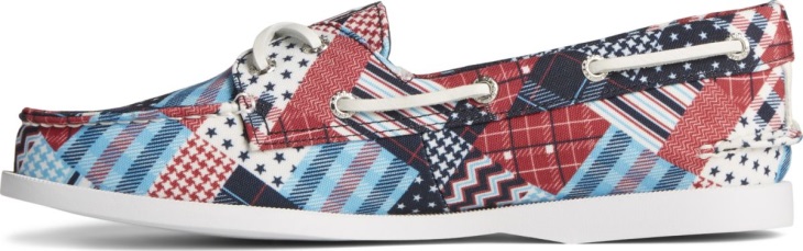 Sperry Authentic Original Americana Madras 2-Eye Boat Shoe Multi