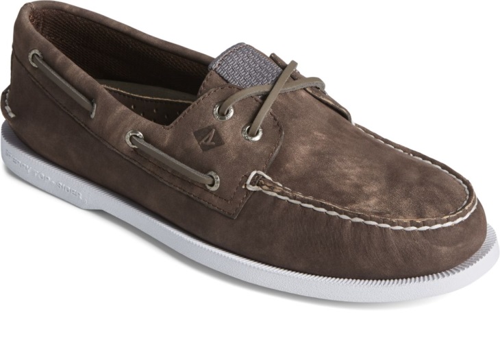 Sperry Authentic Original Nubuck Boat Shoe Brown
