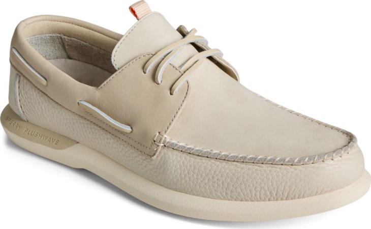 Sperry Authentic Original PLUSHWAVE 2.0 Boat Shoe Ivory