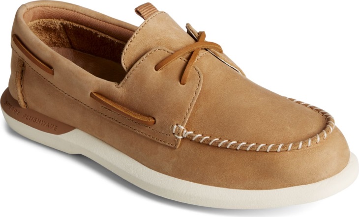 Sperry Authentic Original PLUSHWAVE 2.0 Boat Shoe Tan