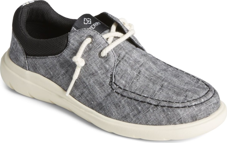 Sperry Captain's Moc Chambray Loafer Black
