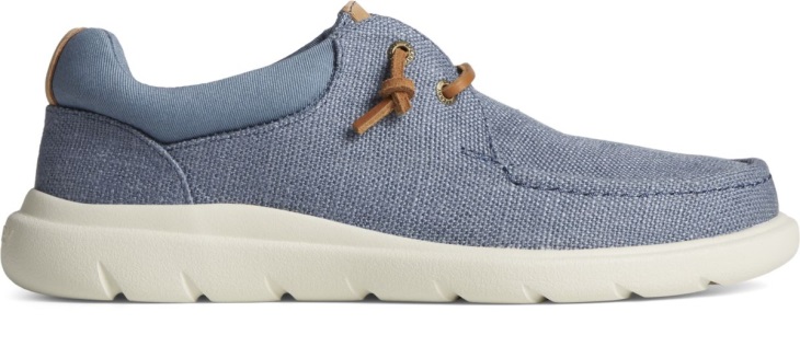 Sperry Captain's Moc Hemp Slip On Blue