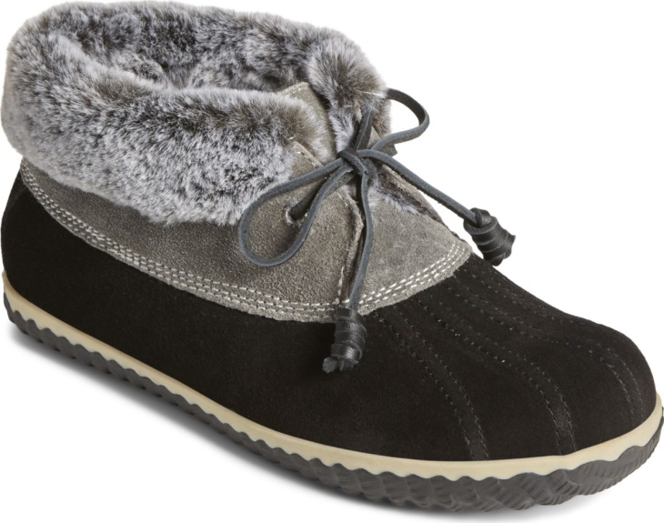 Sperry Cecily Duck Slipper Black Grey