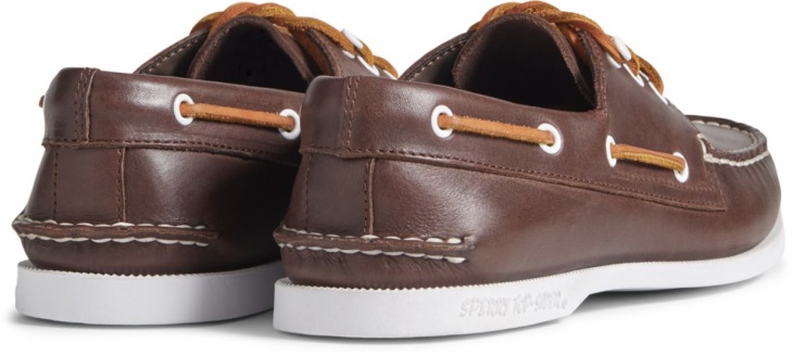 Sperry Cloud Authentic Original 3-Eye Leather Boat Shoe Classic Brown