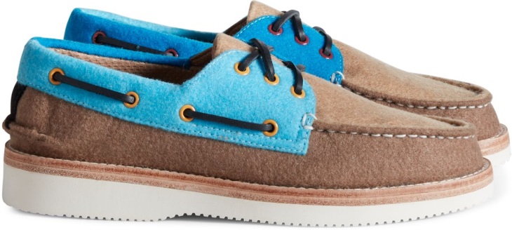 Sperry Cloud Authentic Original Lug 3-Eye PETT Felt Boat Shoe Multi