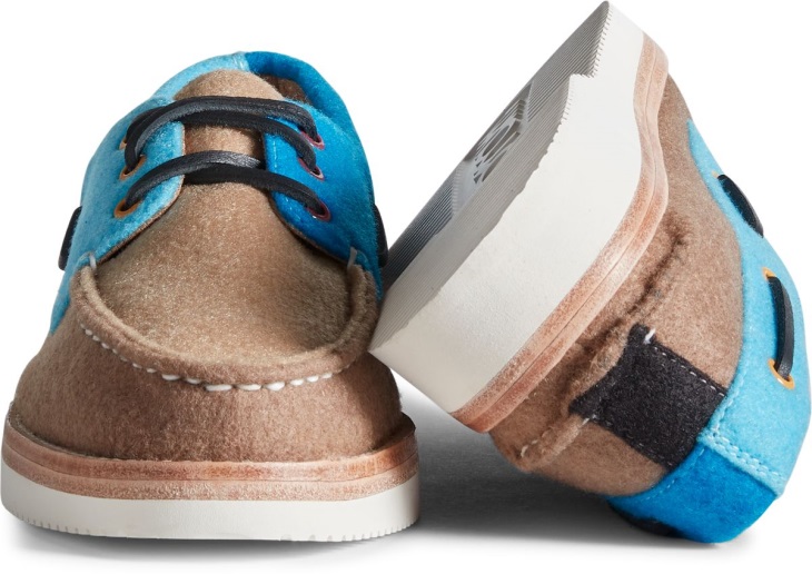 Sperry Cloud Authentic Original Lug 3-Eye PETT Felt Boat Shoe Multi