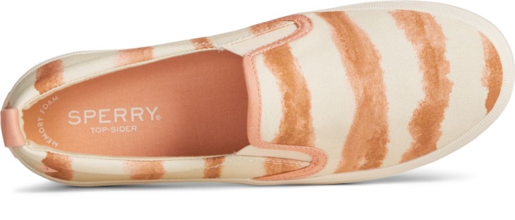 Sperry Crest Twin Gore Tie Dye Stripe Sneaker Rose