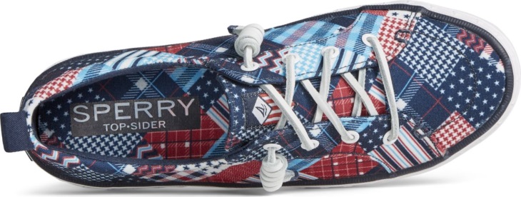 Sperry Crest Vibe Americana Madras Sneaker Multi