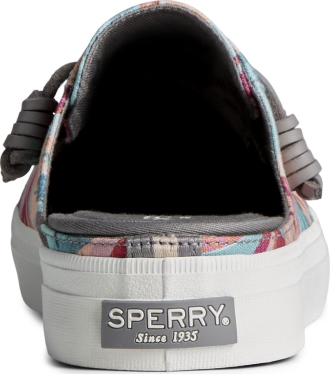 Sperry Crest Vibe Coral Floral Mule Sneaker Pink