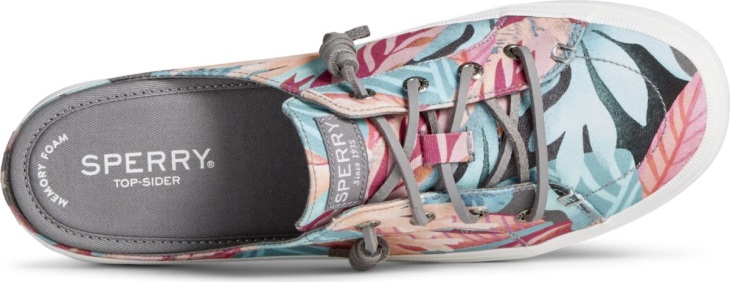 Sperry Crest Vibe Coral Floral Mule Sneaker Pink