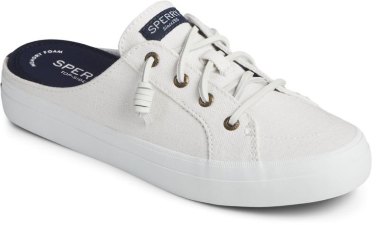Sperry Crest Vibe Mule Sneaker White