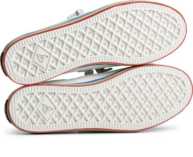 Sperry Crest Vibe Platform Pride Sneaker White