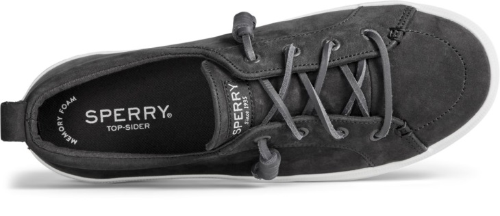 Sperry Crest Vibe Platform Stripe Sneaker Black
