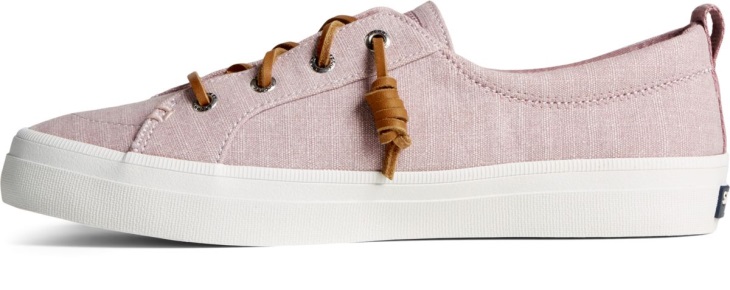 Sperry Crest Vibe Textile Stripe Sneaker Lavender