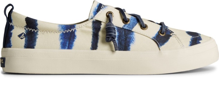 Sperry Crest Vibe Tie Dye Stripe Sneaker Navy