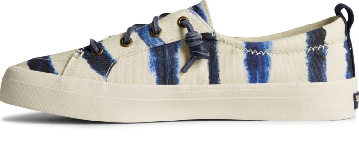 Sperry Crest Vibe Tie Dye Stripe Sneaker Navy