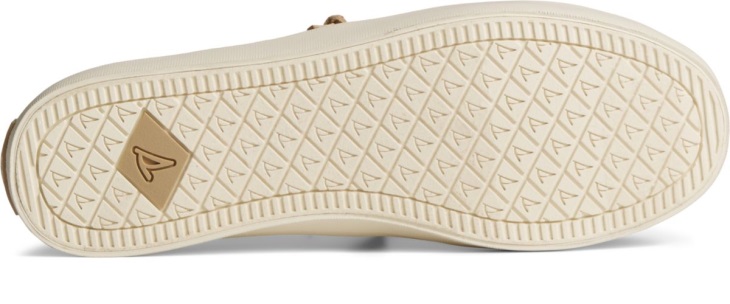 Sperry Crest Vibe Tie Dye Stripe Sneaker Taupe