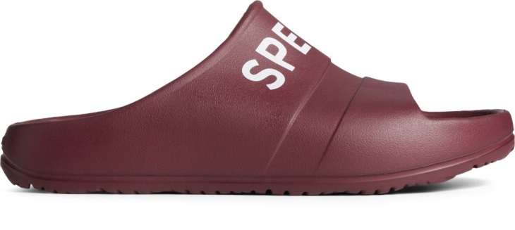 Sperry Float Slide Logo Sandal Burgandy