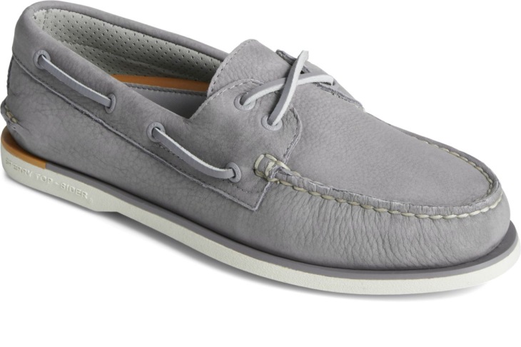 Sperry Gold Cup Authentic Original Nubuck Boat Shoe Grey