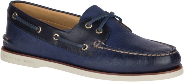Sperry Gold Cup Authentic Original Rivingston Boat Shoe Navy