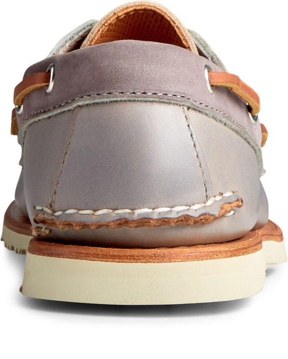 Sperry Gold Cup Handcrafted in Maine Boat Shoe Grey Tri-Tone