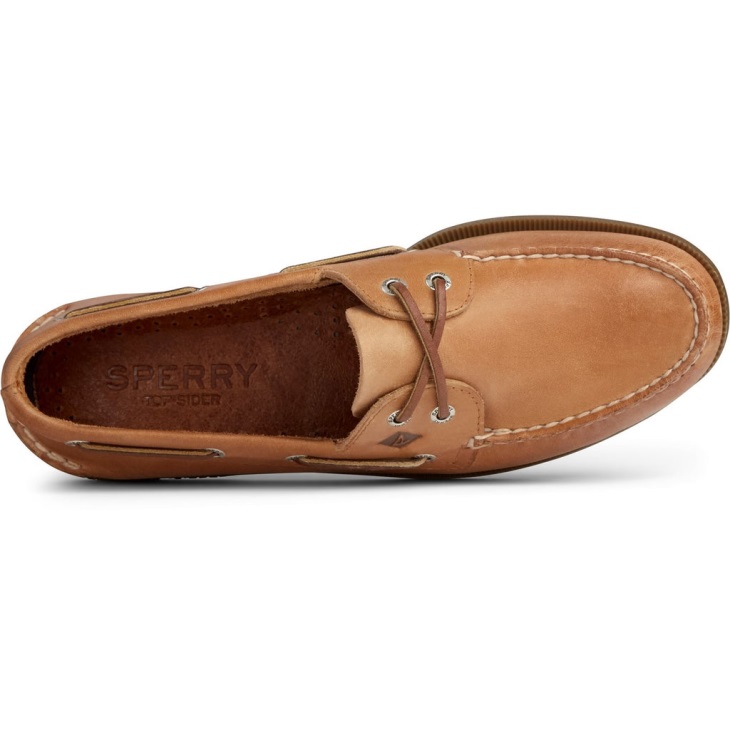 Sperry Men's Authentic Original Leather Boat Shoe Nutmeg