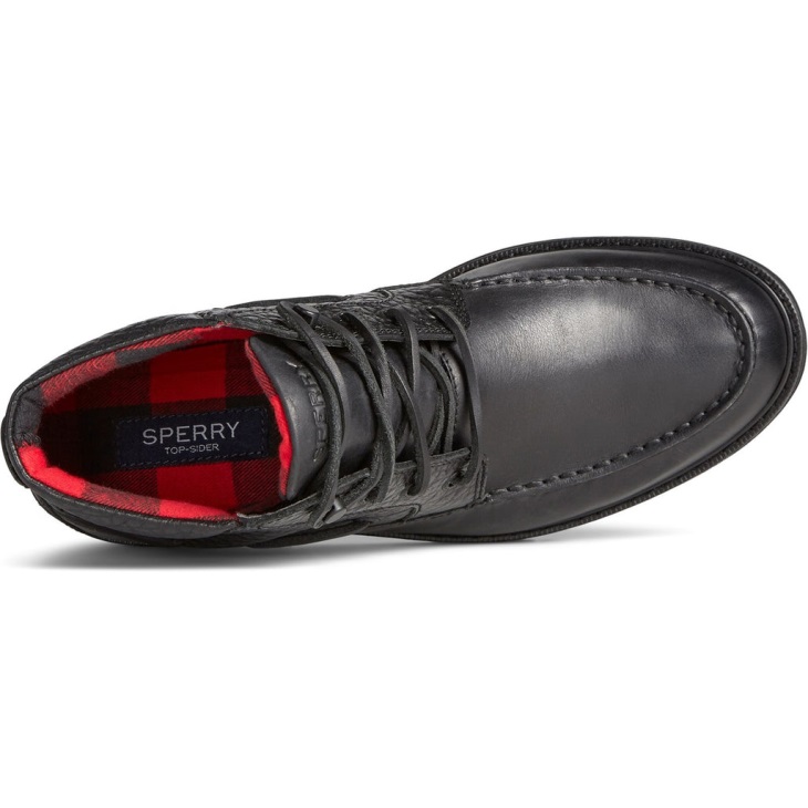 Sperry Men's Authentic Original Lug Chukka Boot Black