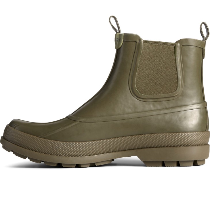 Sperry Men's Cold Bay Rubber Chelsea Boot Olive