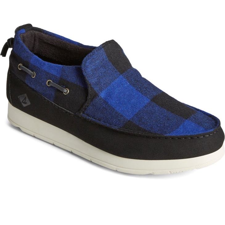 Sperry Men's Moc-Sider Buffalo Check Shoes Blue