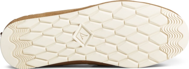 Sperry Moc-Sider Suede Slip On Tan