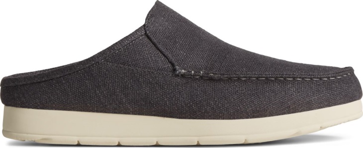 Sperry Moc-Sider Textile Mule Black