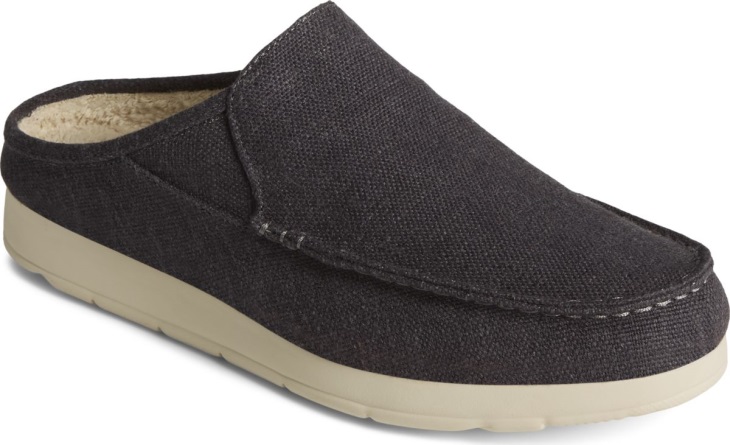 Sperry Moc-Sider Textile Mule Black