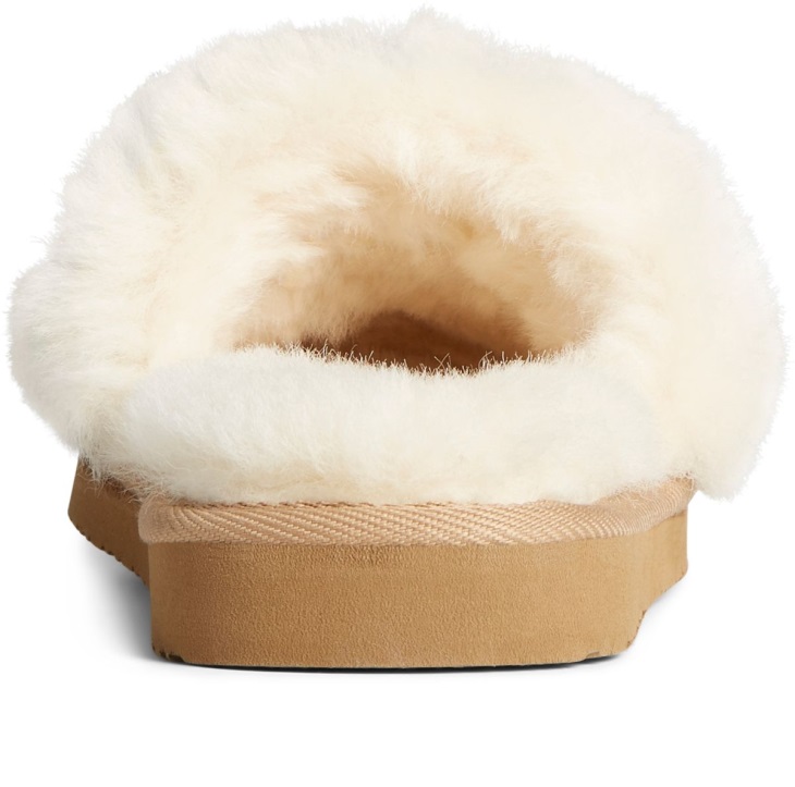 Sperry Romy Shearling Slide Slipper Natural Shearling
