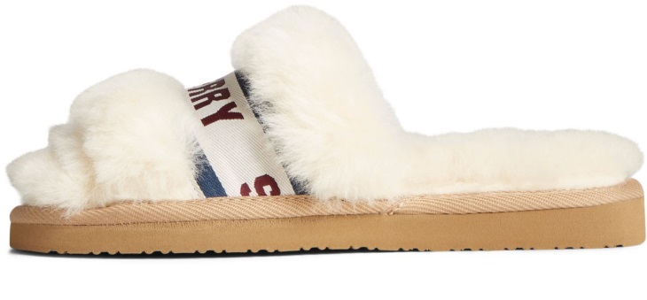 Sperry Romy Shearling Slide Slipper Natural Shearling