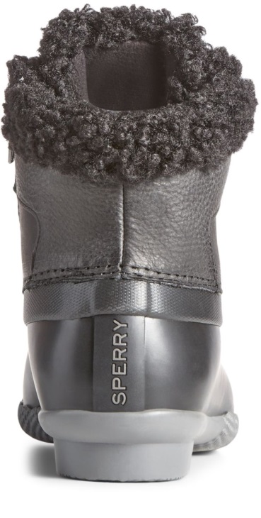 Sperry Saltwater Alpine Leather Duck Boot Black