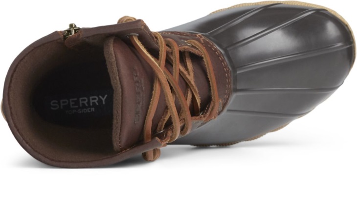 Sperry Saltwater Duck Boot Tan Dk Brown