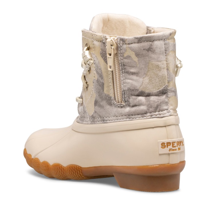 Sperry Saltwater Metallic Camo Duck Boot Oat