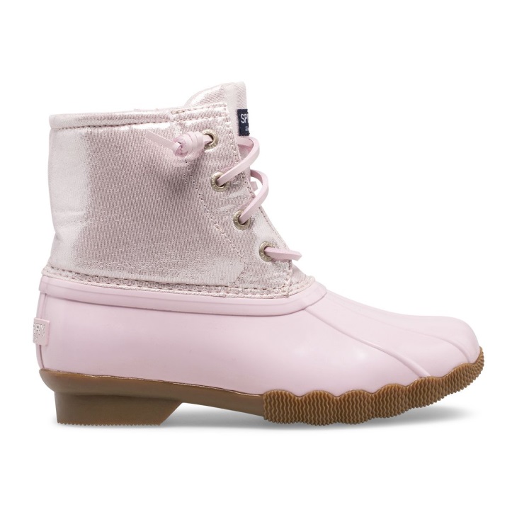 Sperry Saltwater Metallic Duck Boot Blush