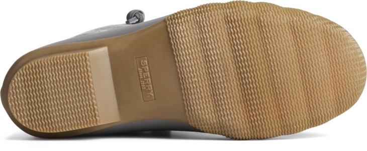 Sperry Saltwater Plaid Wool Duck Boot Grey