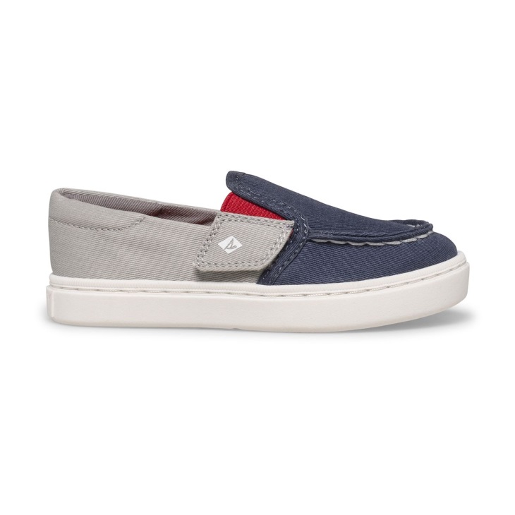 Sperry Salty Junior Washable Sneaker Navy Grey