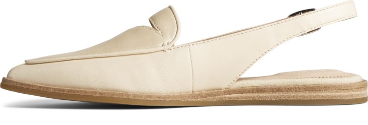 Sperry Saybrook Pearlized Slingback Ivory