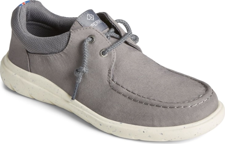 Sperry SeaCycled Captain's Moc Slip On Grey