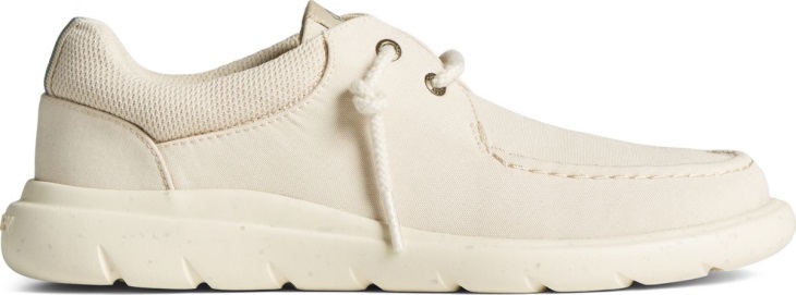 Sperry SeaCycled Captain's Moc Slip On Ivory