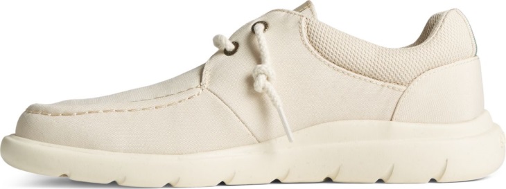 Sperry SeaCycled Captain's Moc Slip On Ivory