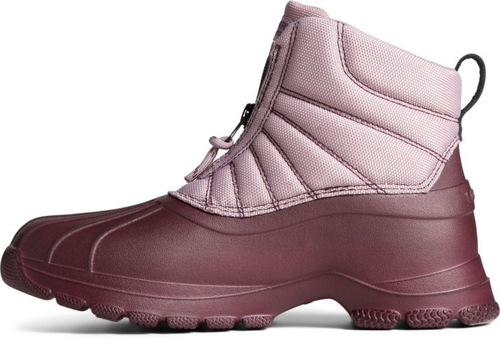 Sperry SeaCycled Duck Float Zip Up Boot Lavender