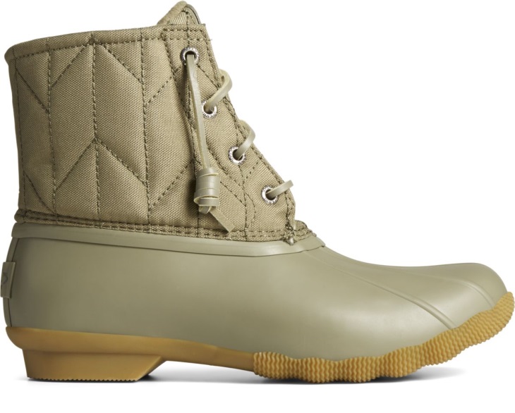 Sperry SeaCycled Saltwater Nylon Duck Boot Green