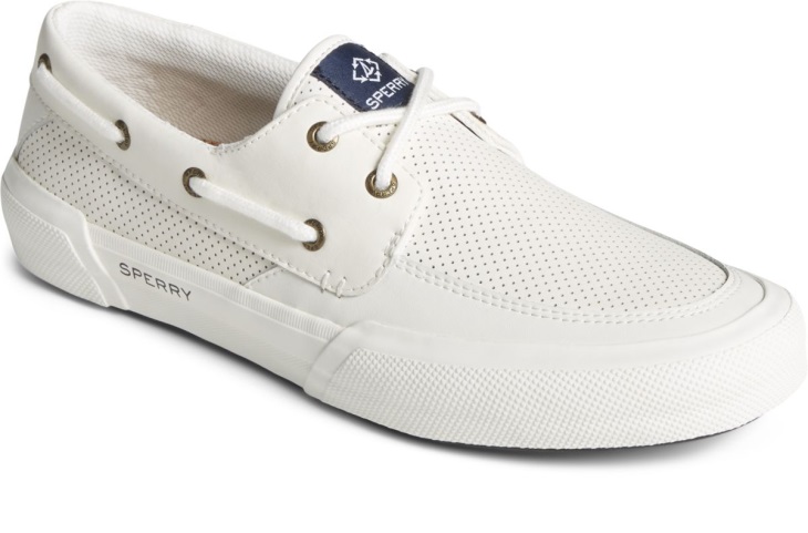 Sperry SeaCycled Soletide 2-Eye Sneaker White