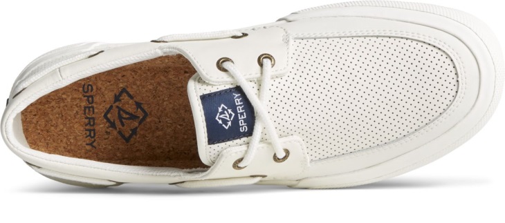Sperry SeaCycled Soletide 2-Eye Sneaker White